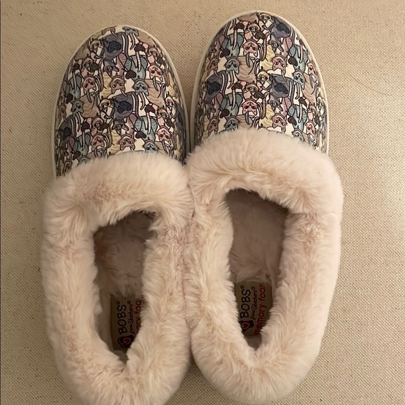 BOBS from Skechers Shoes - BOBS from Skechers Multicolor Dog Print Slippers